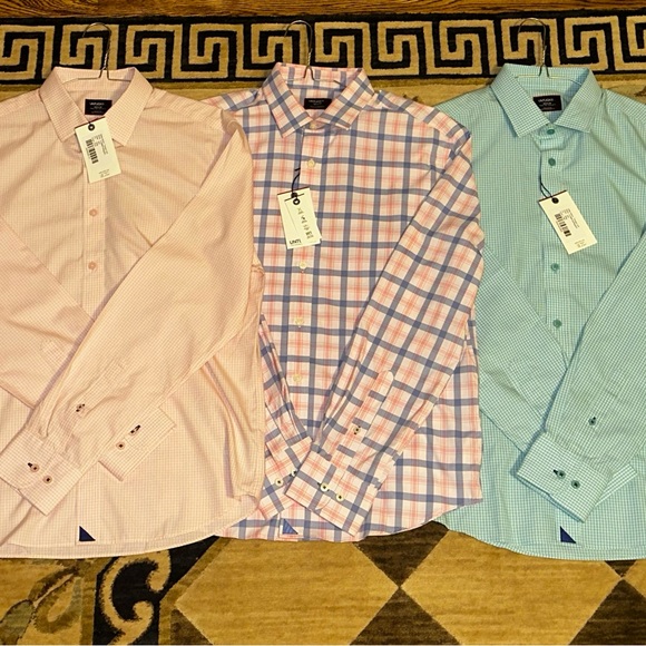 NWT Bundle UNTUCKIT long sleeve button down shirts Medium $327